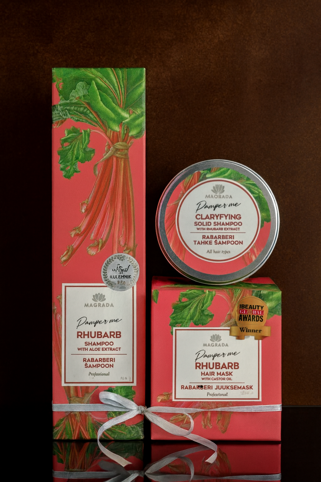 Magrada Deep Moisture Gift Set | Award-Winning Rhubarb Hair Care