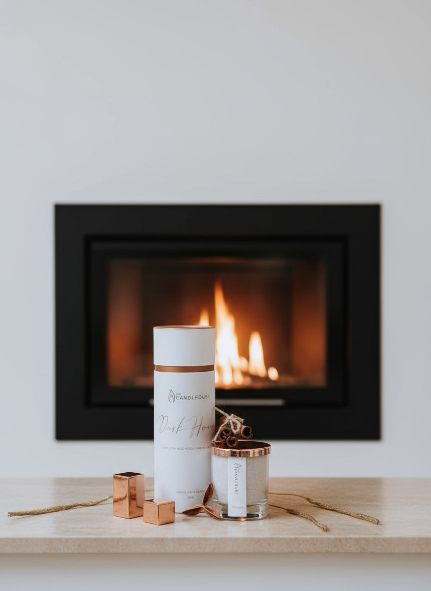 Powdered Candle in Glass - Nordic Lights 160g