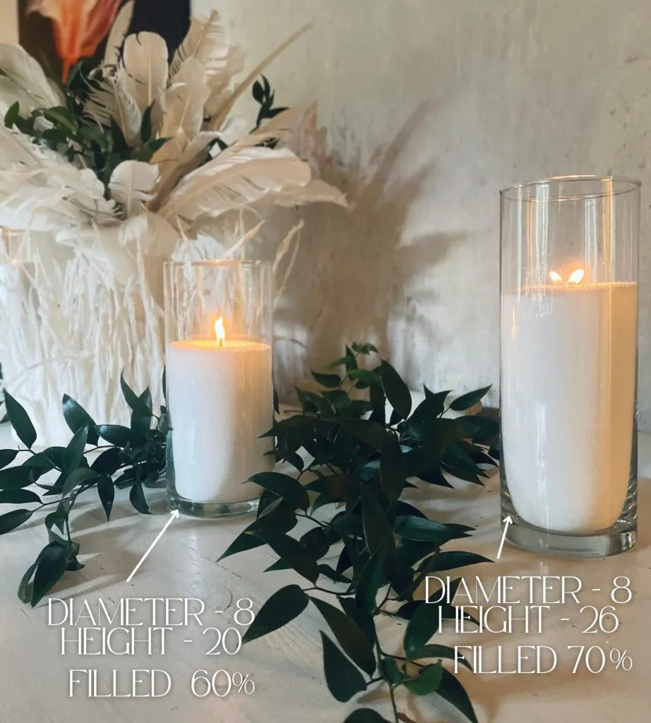 Powdered Candle Refill Kit – Unscented Silver, 330g