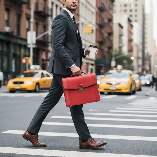 Briefcase No. 21 - Red