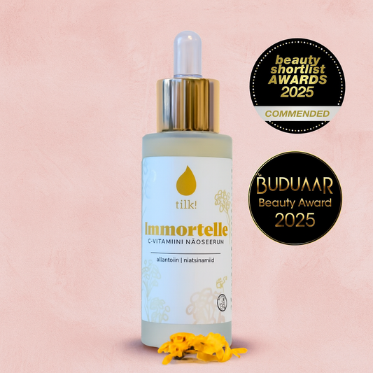 Immortelle Face Serum with Vitamin C & Niacinamide – 30ml | Award-Winning Skincare