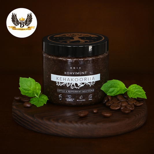 HOIA Coffee Scrub with Peppermint – 200ml | Award-Winning Body Care