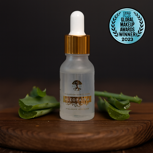 HOIA Kleopatra Hyaluronic Elixir with Hibiscus – 30ml | Award-Winning Anti-Ageing Skincare